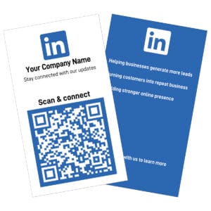 LinkedIn QR Code Card