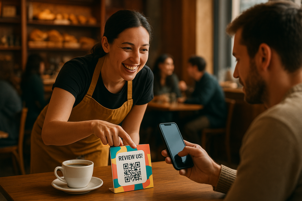 Graphic showing tactics to improve Google reviews effectively