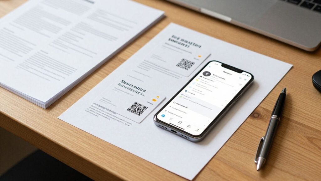Modern business cards 2018: Design ideas, QR codes, and smart review cards
